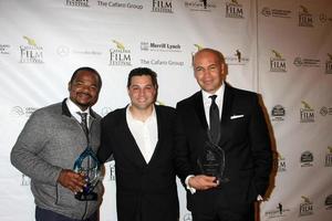 LOS ANGELES, SEP 25 - F. Gary Gray, Ron Truppa, BIlly Zane at the Catalina Film Festival Friday Evening Gala at the Avalon Theater on September 25, 2015 in Avalon, CA photo