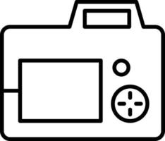 Camera Outline Icon vector