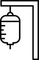 Drip Outline Icon vector