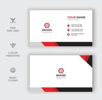 Modern Business Card Template Vector  2022