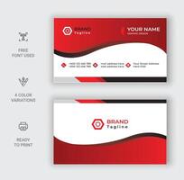 Modern Business Card Template Vector  2022