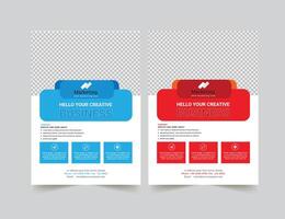 Flyer Template Business vector