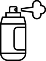 Spray Paint Outline Icon vector