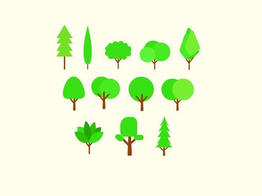 12 tree vector designs