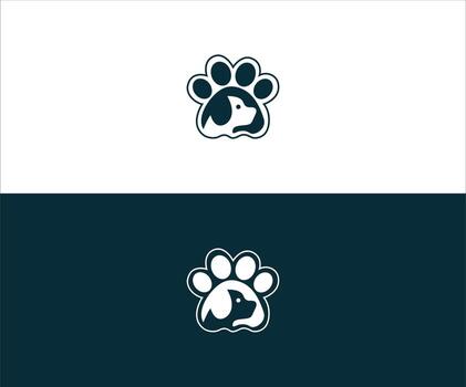 diseño de logotipo de perro vector