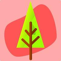 tree element suitable for 2d graphic design illustrations. vector