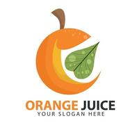 Orange logo design add your slogan. Vector illustration