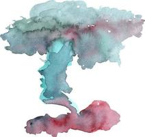 painting abstract water color vector