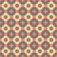 Vintage patterns of ceramic tiles vector