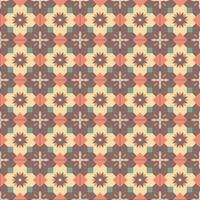 Vintage patterns of ceramic tiles vector