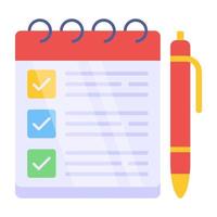 Perfect design icon of jotter vector