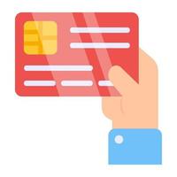 Perfect design icon of giving atm card vector