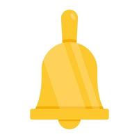 A trendy vector design of bell icon