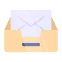 diseño vectorial de cajón de correo vector