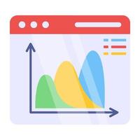 un icono de diseño perfecto de infografía web vector