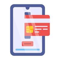 Vector design of mobile card payment