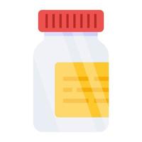 A unique design icon of drugs bottle vector
