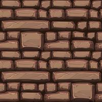 Cobblestone seamless background, colored pattern of paving stones for wallpaper. Vector illustration rock backdrop texture for game graphic design.