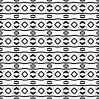 Abstract seamless pattern. Black and white background. vector