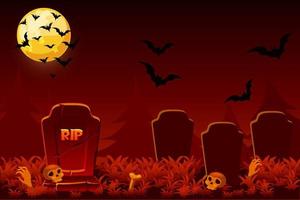 Halloween Rip Grave Bats Night Graveyard Svg Png Icon Free Download  (#556236) 