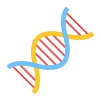 DNa icon in flat design vector