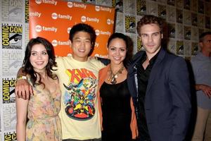 SAN DIEGO, JUL 22 -  Grace Phipps,Ki Hon Leem, Alyssa Diaz, Grey Damon at the 2011 Comic-Con Convention, Day 2 at San Diego Convetion Center on July 22, 2010 in San DIego, CA photo