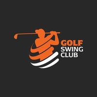 logotipo del club de golf vector