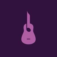 Guitar Music Logo vector