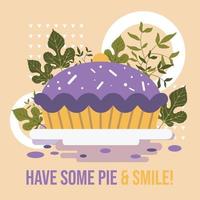 Artistic Object Illustration Pie vector