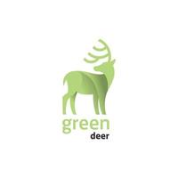 Green Deer Logo vector