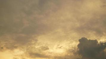 black cloud and golden sky background photo