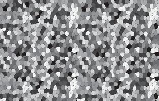 fondo de patrón de mosaico abstracto en blanco y negro. fondo vectorial para diseñar y decorar el telón de fondo. textura interminable. fragmentos de baldosas de cerámica. trencadís azulejos blanco y negro vector