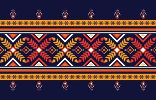 diseño gráfico tradicional geométrico étnico oriental de patrones sin fisuras para decorar, papel pintado, fondo de tela, alfombra, ropa, envoltura, tela y etc. ilustración vectorial. estilo de bordado vector