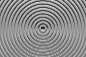 3D rendering abstract  gray  round fractal, portal. Round spiral. photo