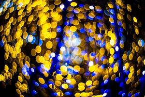 Abstract bokeh light shapes photo