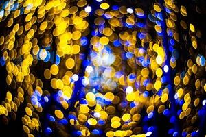 Abstract bokeh light shapes photo