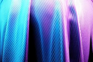 3d illustration of  blue and pink   glowing  cloth.   fabric wave, elegant textile photo