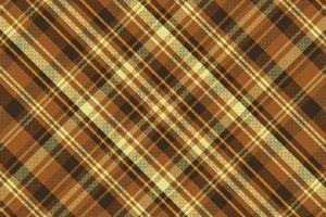 Tartan plaid pattern with texture and warm color. vector