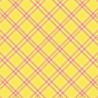 Tartan plaid pattern with texture and warm color. vector