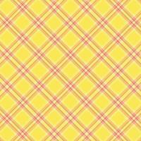 Tartan plaid pattern with texture and warm color. vector