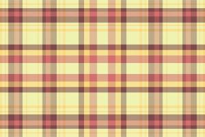 Tartan plaid pattern with texture and warm color. vector