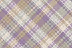 Tartan plaid pattern with texture and coffee color. vector