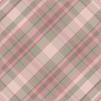 Tartan plaid pattern with texture and retro color. vector