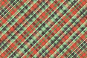 Tartan plaid pattern with texture and coffee color. vector