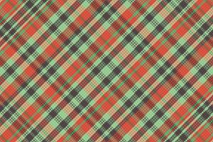 Tartan plaid pattern with texture and coffee color. vector