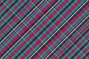Tartan plaid pattern with texture and retro color. vector