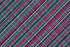 Tartan plaid pattern with texture and retro color. vector