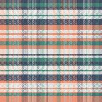 Tartan plaid pattern with texture and retro color. vector