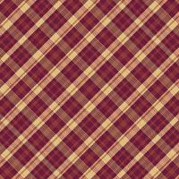Tartan plaid pattern with texture and coffee color. vector