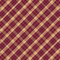 Tartan plaid pattern with texture and coffee color. vector